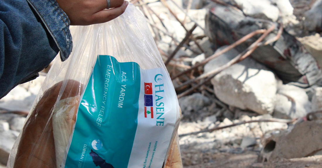 Emergency Aid From Hasene To Lebanon: "Hand In Hand For Lebanon"