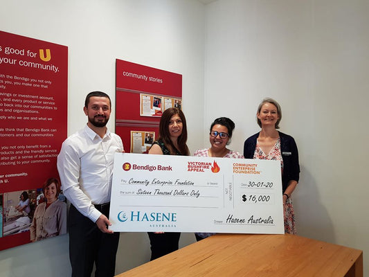 Hasene Donates Towards Victoria Bushfire Relief
