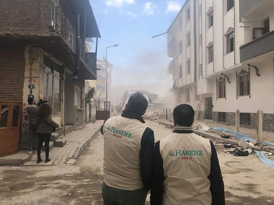 Aid for earthquake victims in Elazig, Turkey