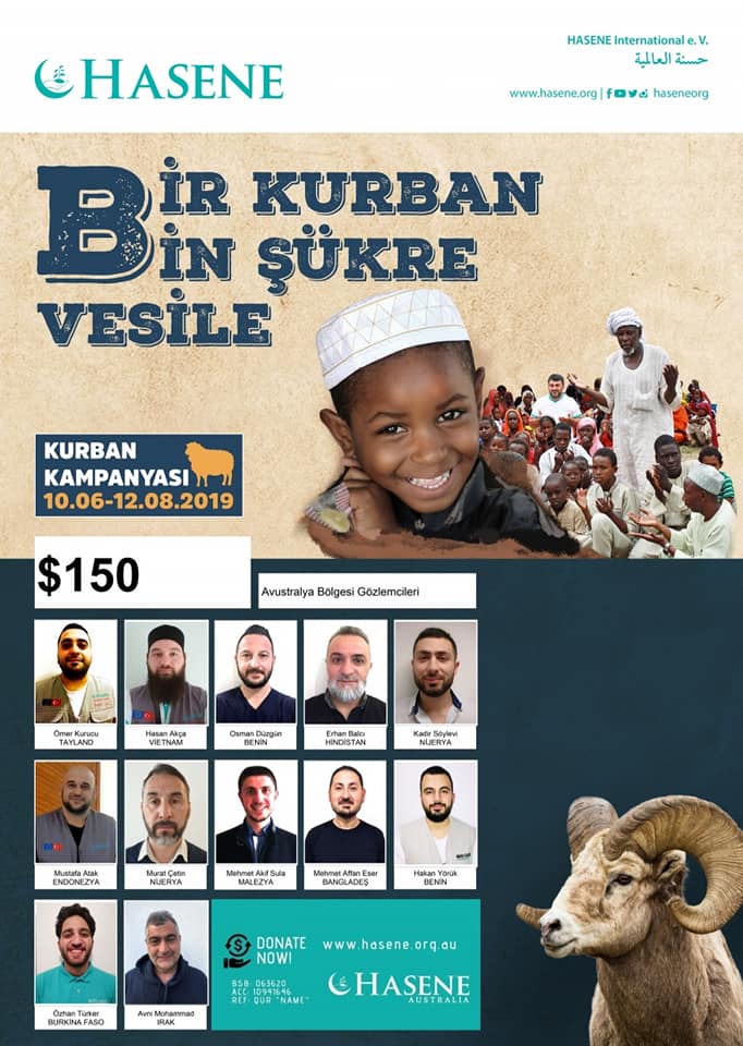 Qurban donation volunteers